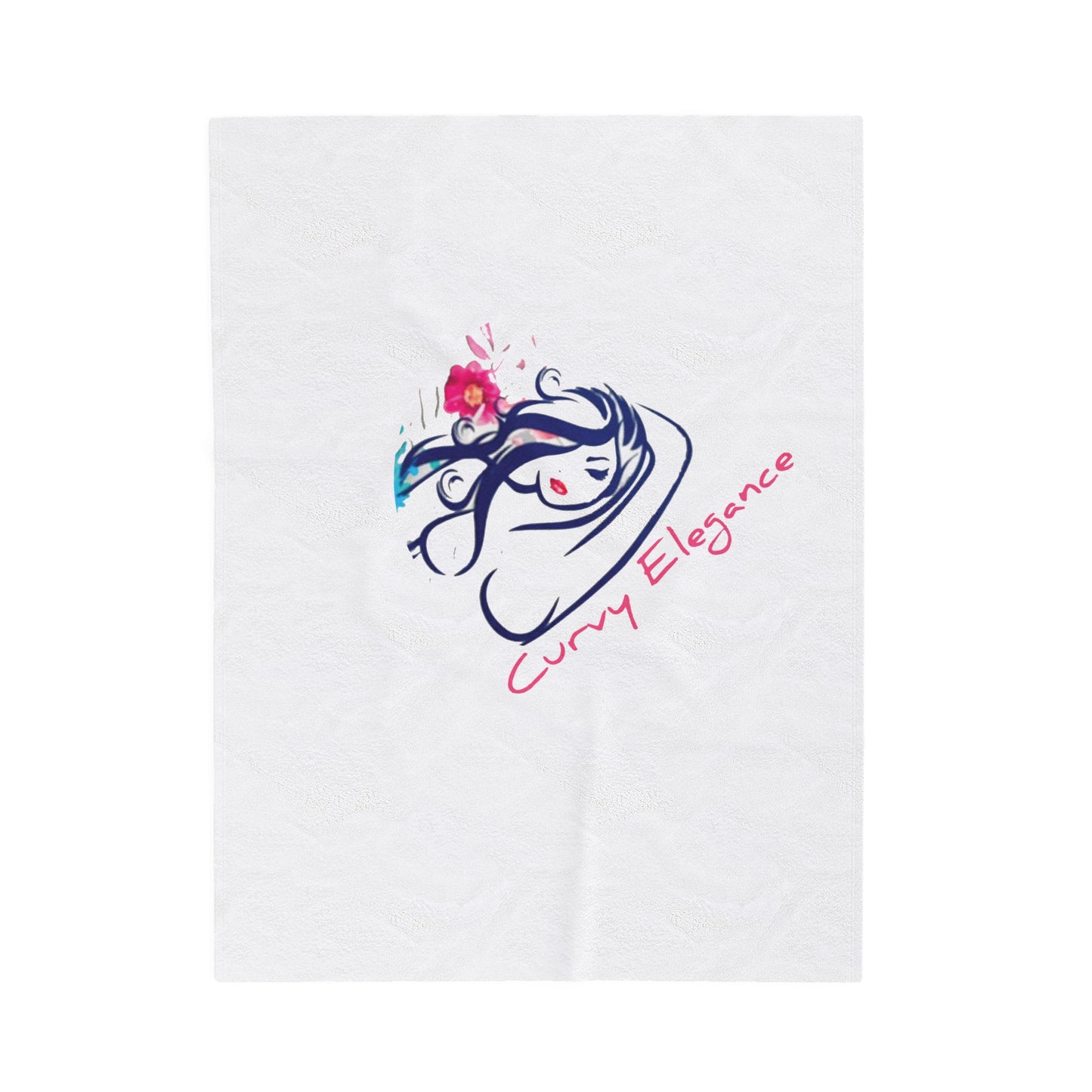 Curvy Elegance Velveteen Plush Blanket