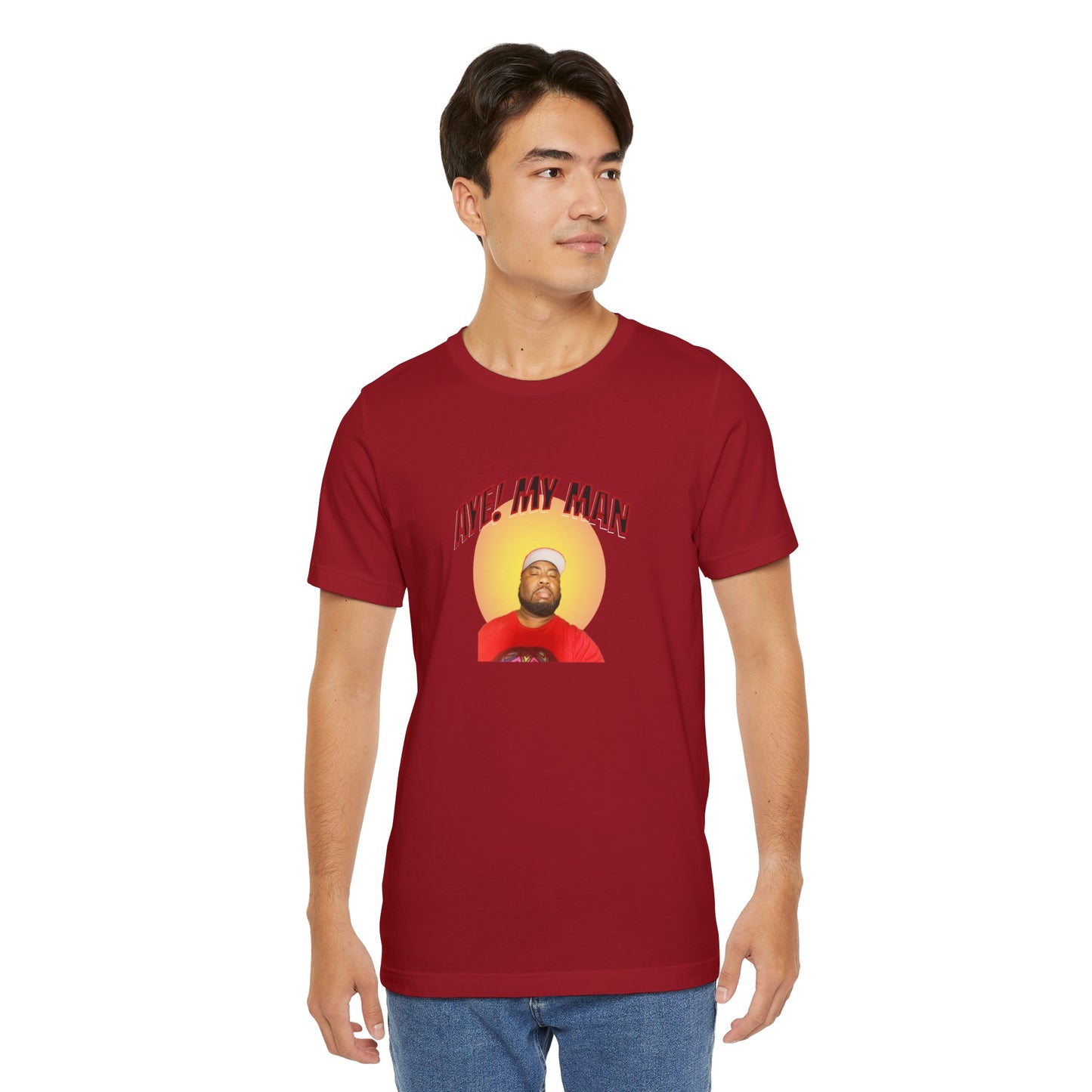Aye! My Mans Unisex Jersey T-Shirt