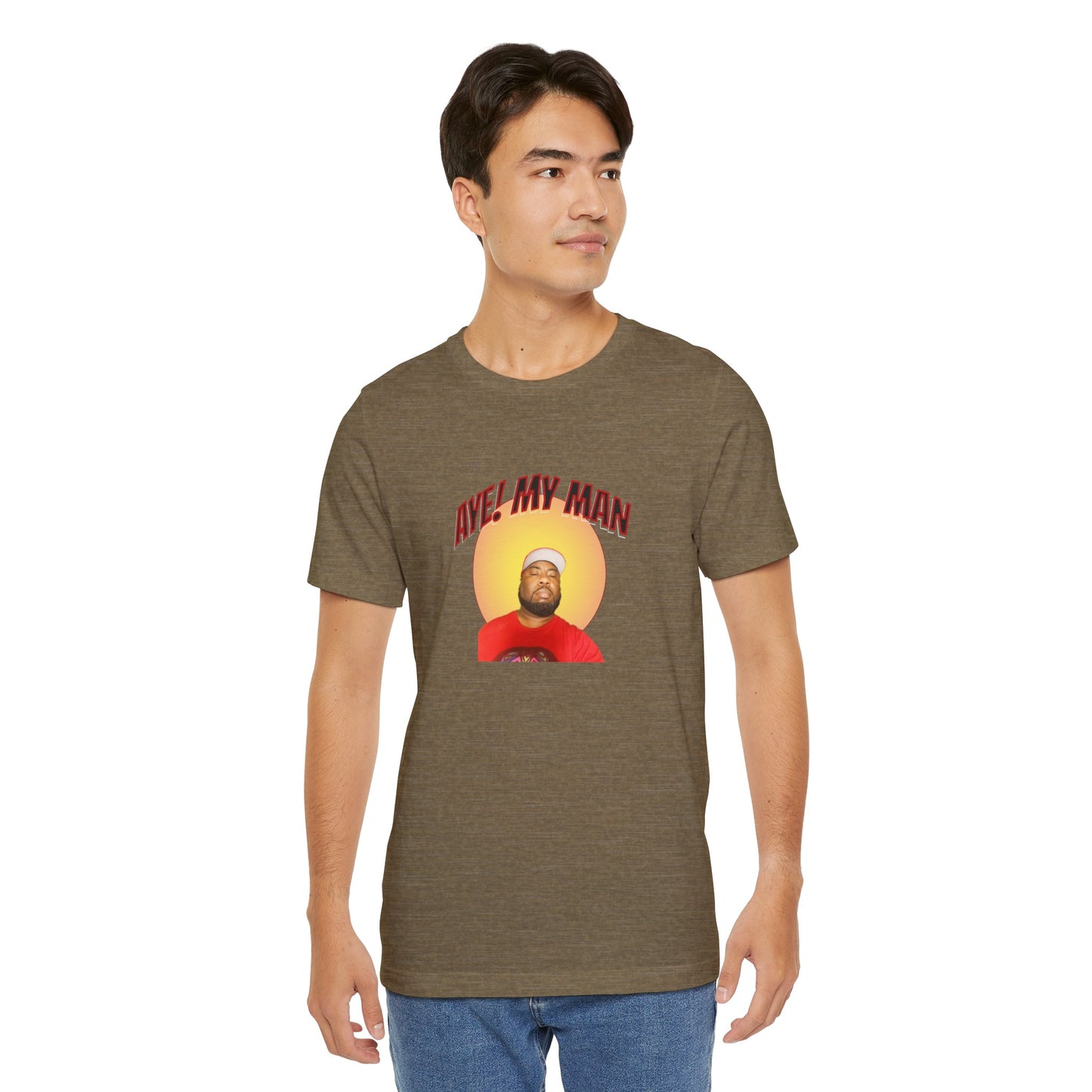 Aye! My Mans Unisex Jersey T-Shirt