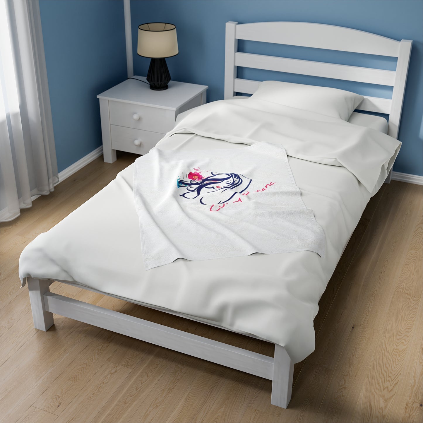 Curvy Elegance Velveteen Plush Blanket