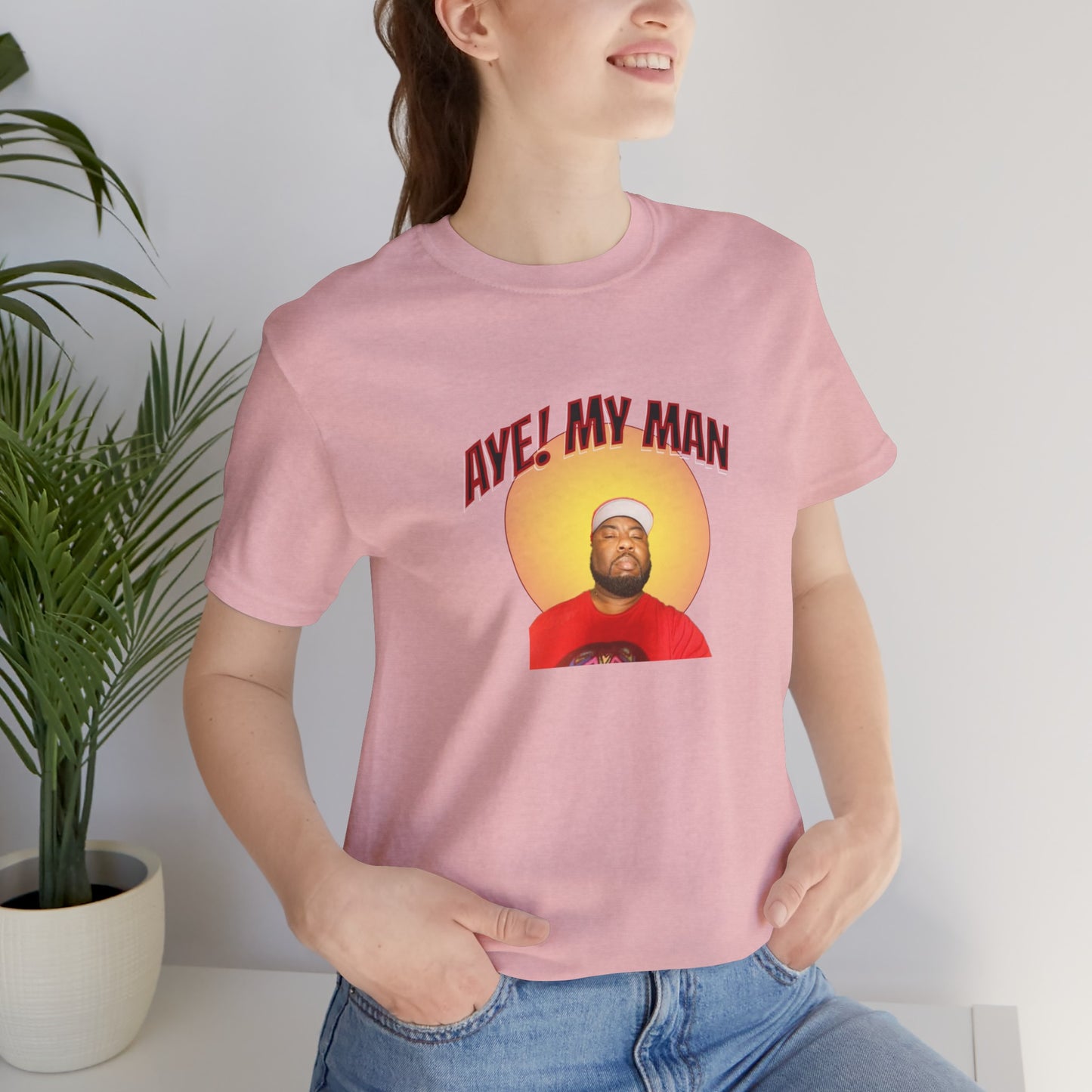 Aye! My Mans Unisex Jersey T-Shirt