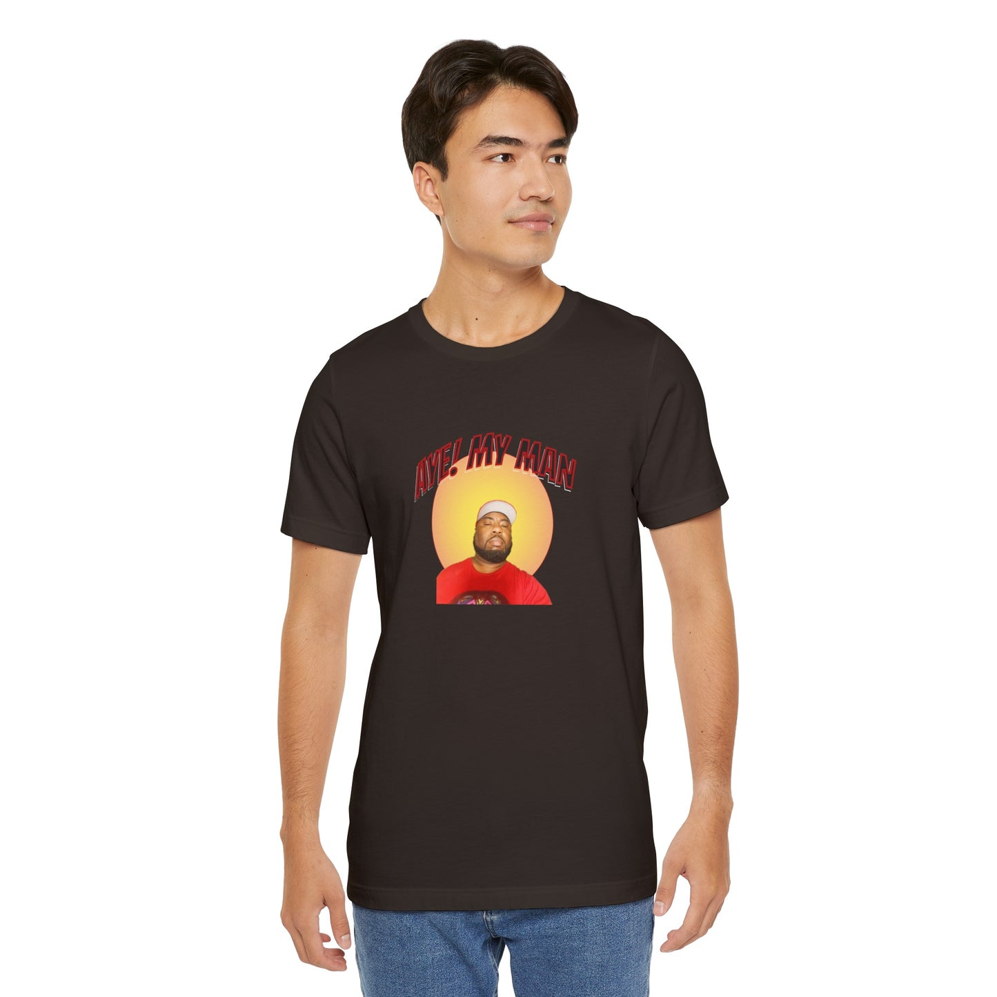 Aye! My Mans Unisex Jersey T-Shirt