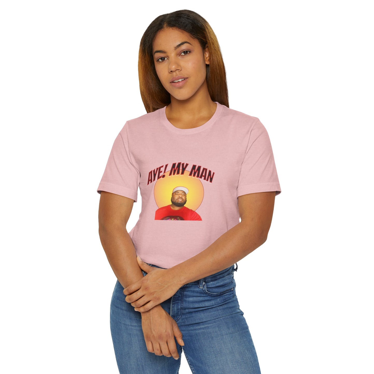 Aye! My Mans Unisex Jersey T-Shirt