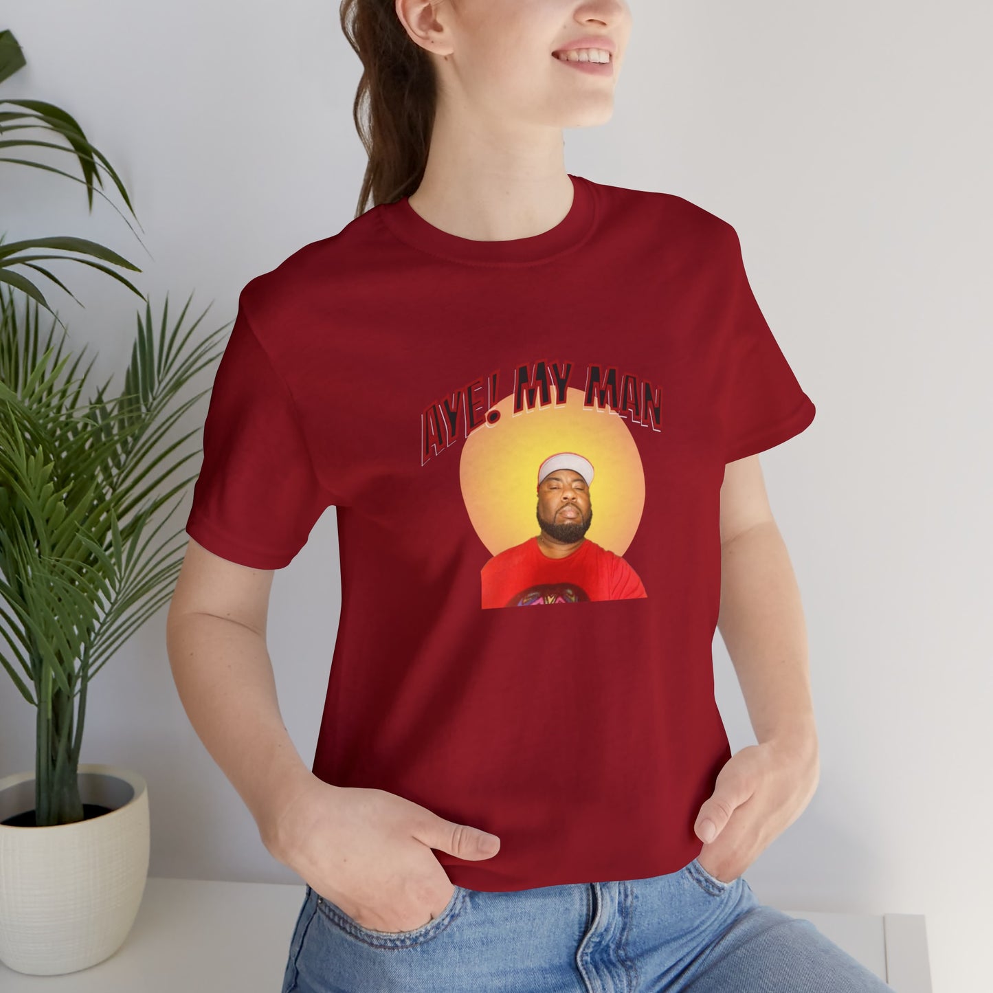 Aye! My Mans Unisex Jersey T-Shirt