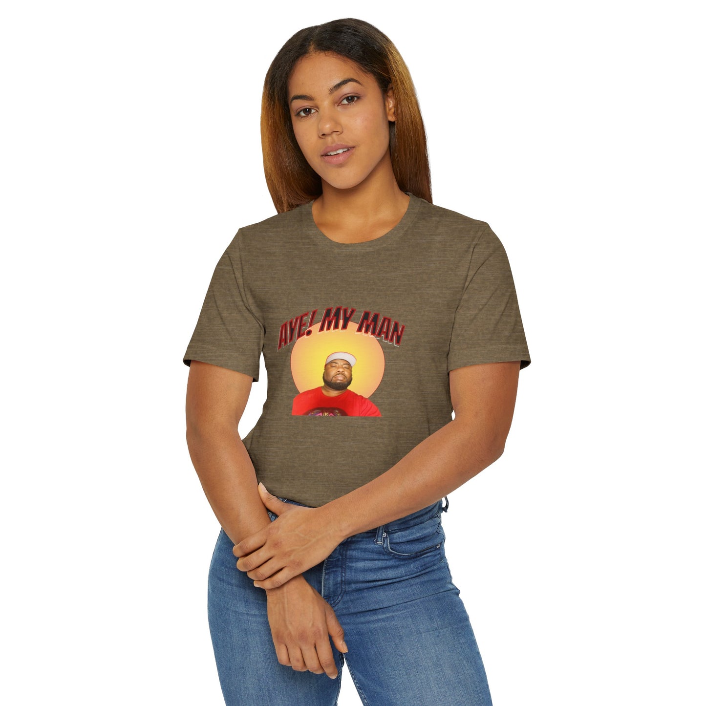 Aye! My Mans Unisex Jersey T-Shirt