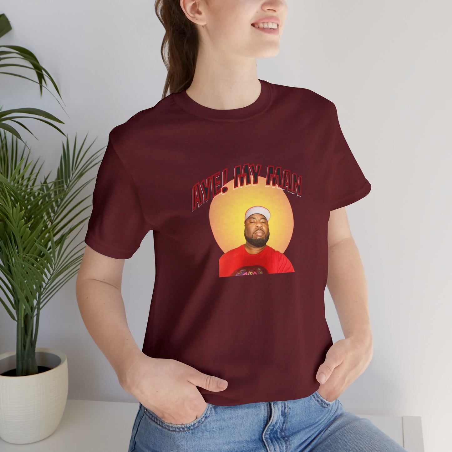 Aye! My Mans Unisex Jersey T-Shirt