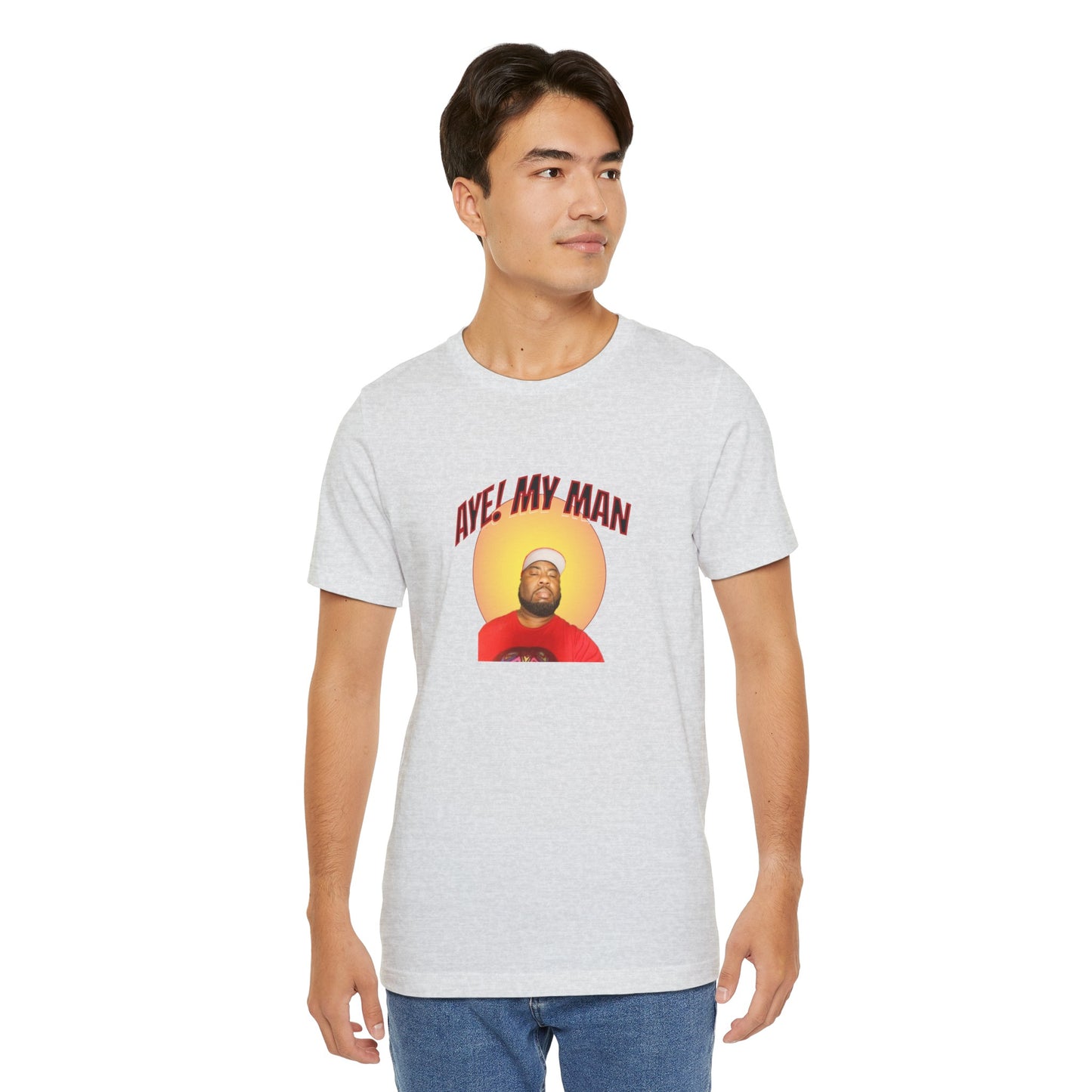 Aye! My Mans Unisex Jersey T-Shirt