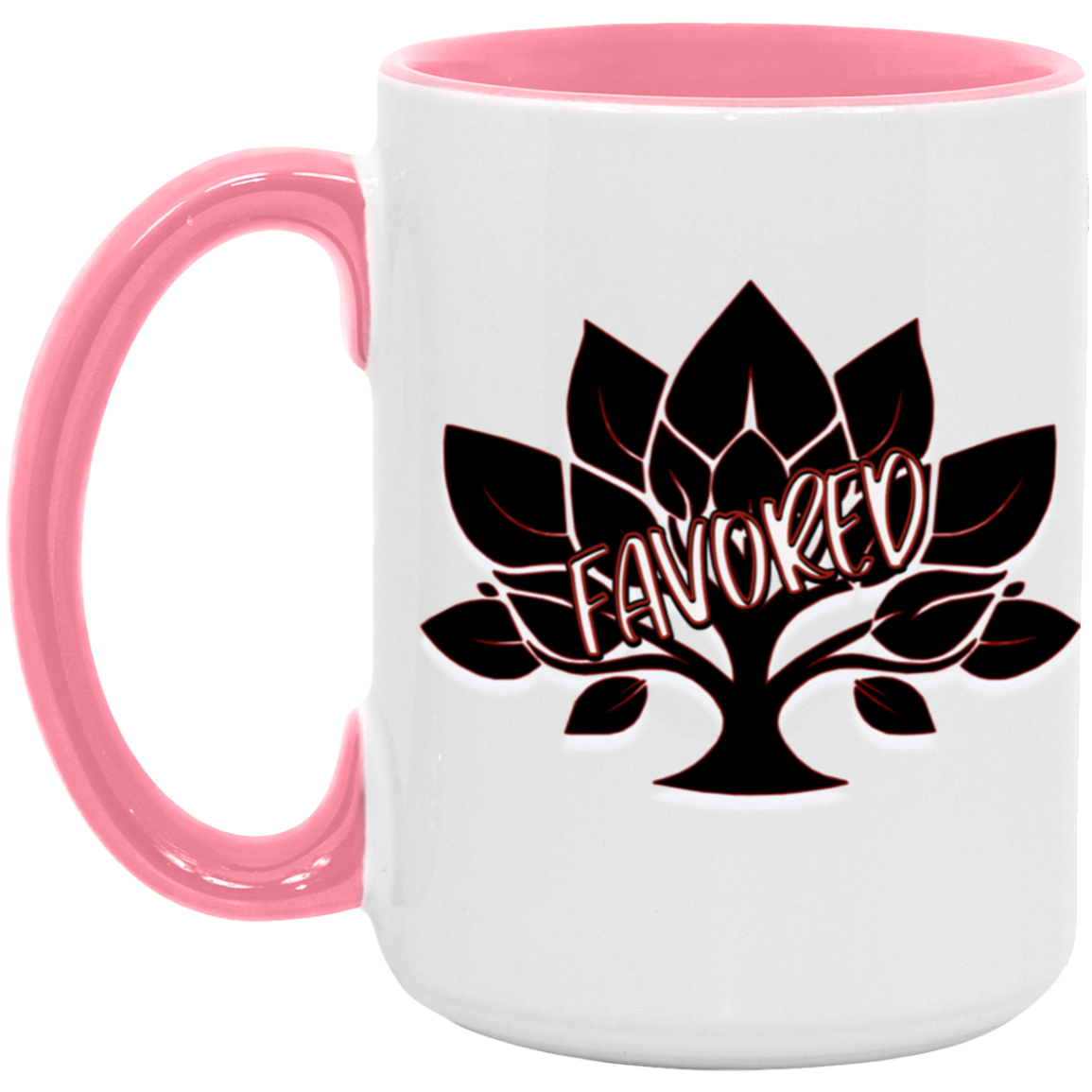 Favored Red 15oz Accent Mug