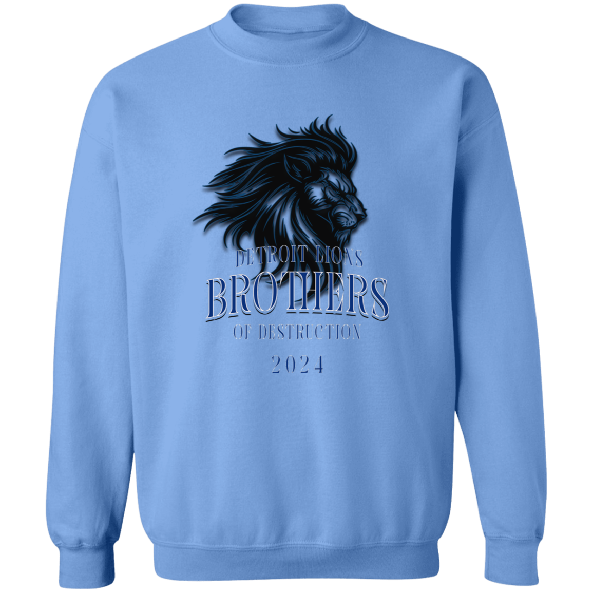 Detroit Lions Brothers of Destruction Gildan Crewneck Pullover Sweatshirt