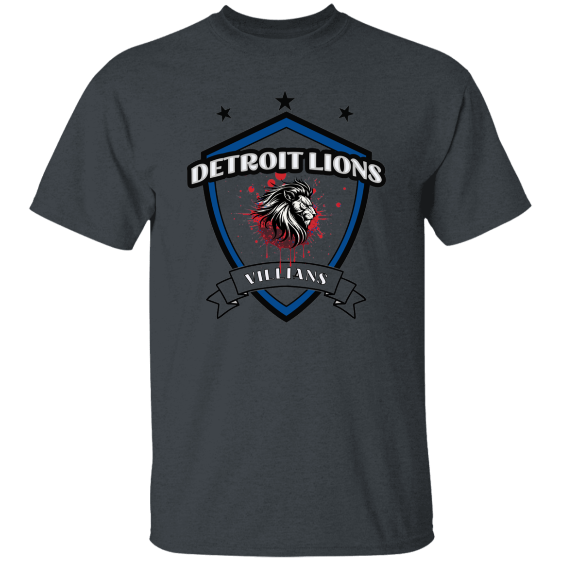 Detroit Lions Villian 5.3 oz. T-Shirt