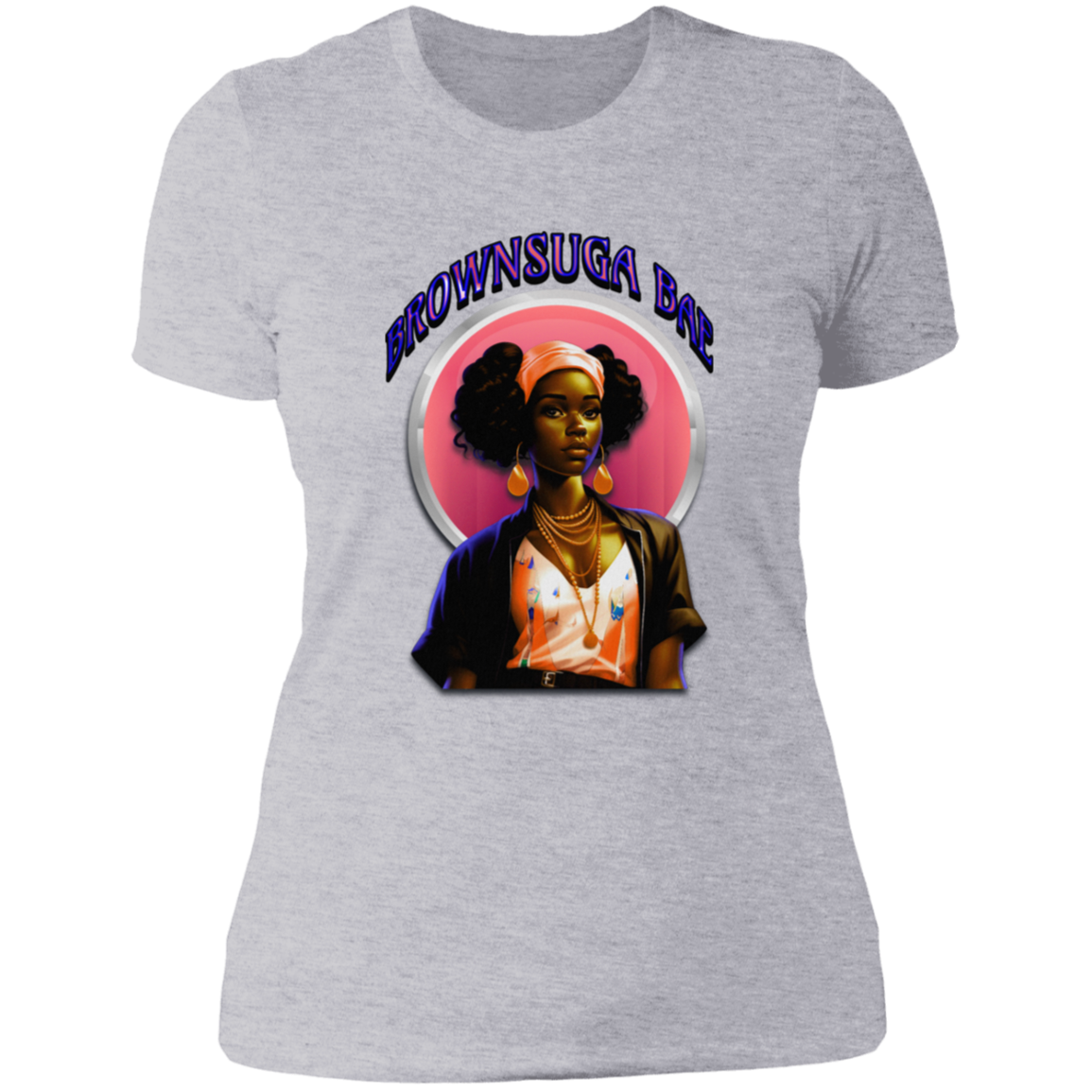 BrownSuga Bae Ladies' Boyfriend T-Shirt
