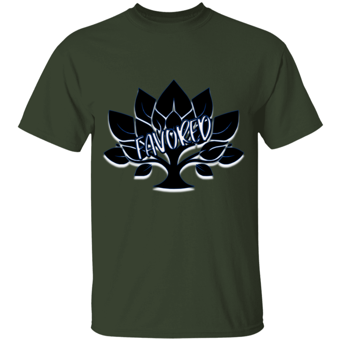 Favored Blue Youth 5.3 oz 100% Cotton T-Shirt