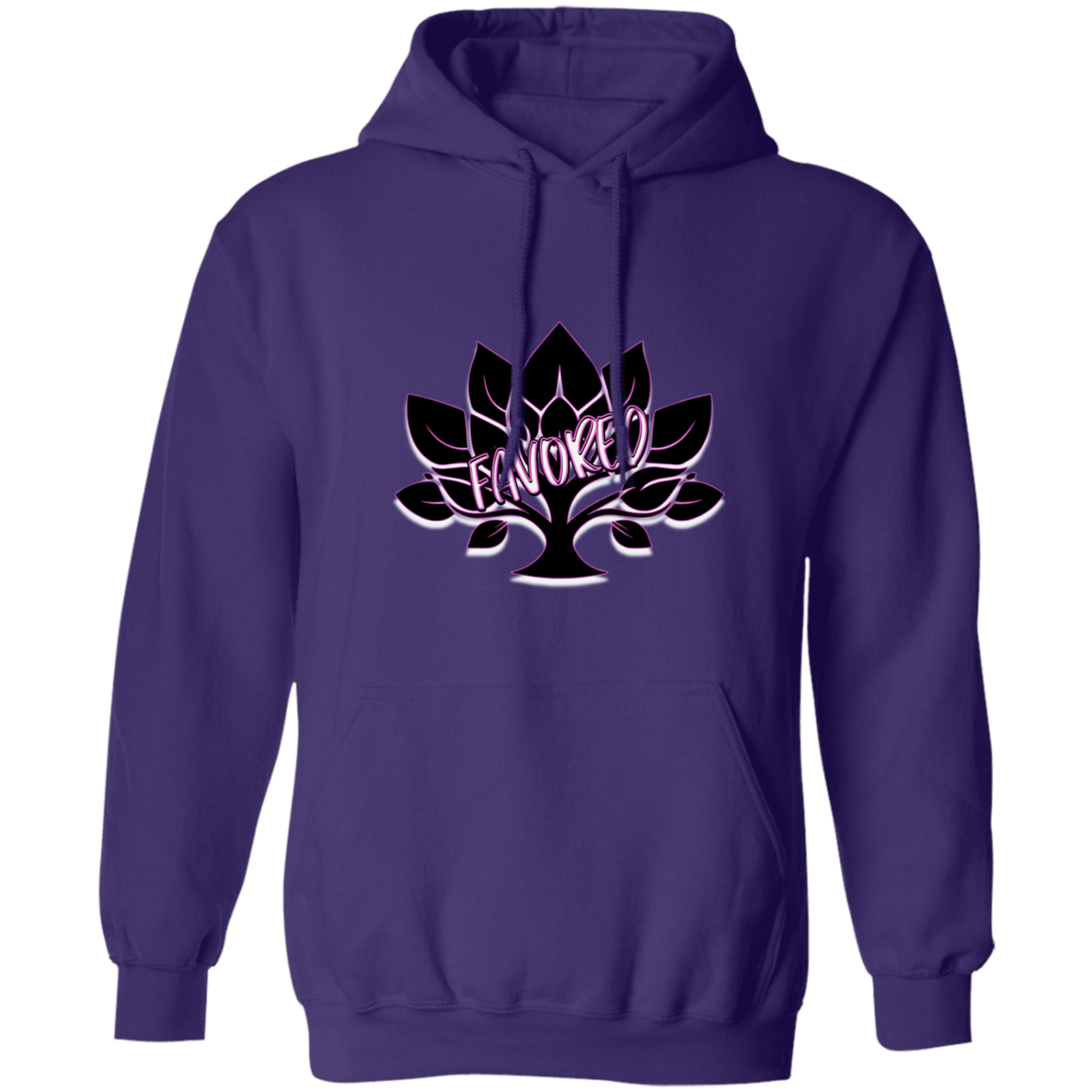Pink Favored Gildan Unisex Pullover Hoodie