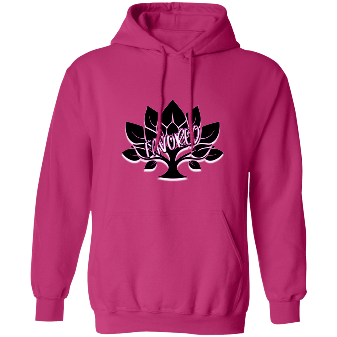 Pink Favored Gildan Unisex Pullover Hoodie
