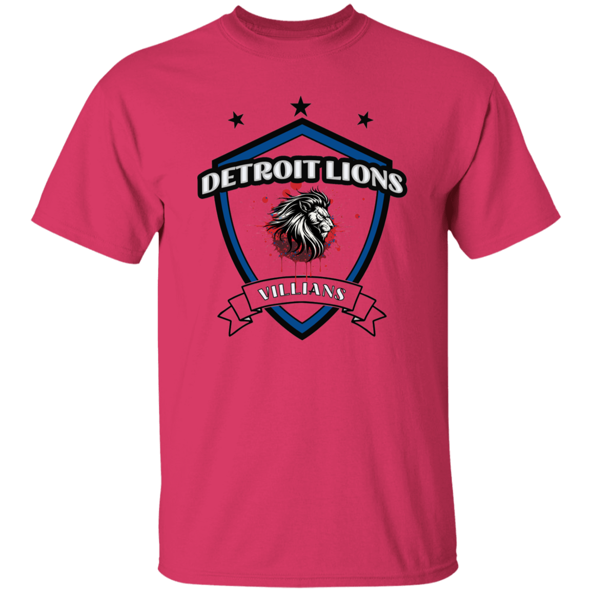 Detroit Lions Villian 5.3 oz. T-Shirt