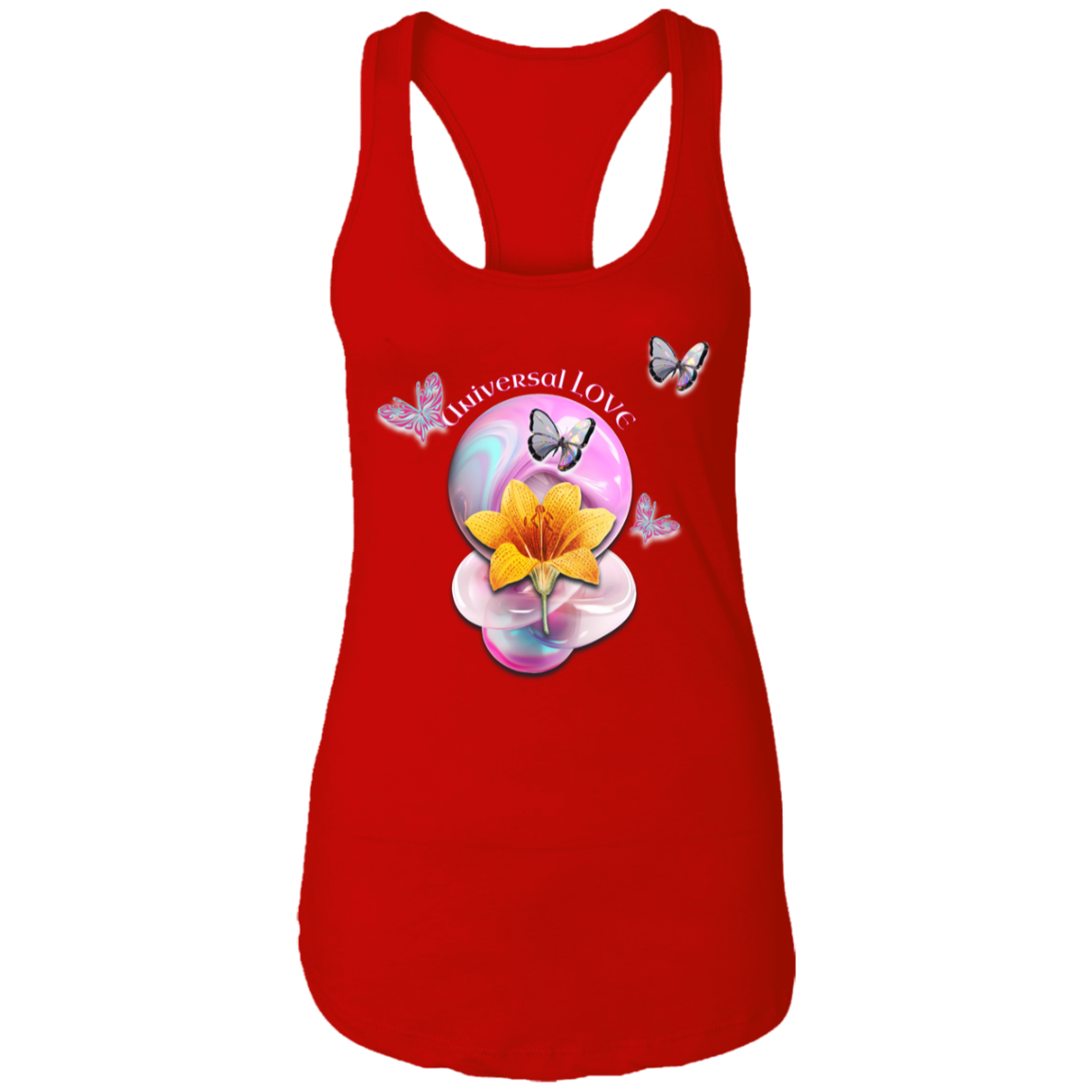 Universal Love Ladies Ideal Racerback Tank