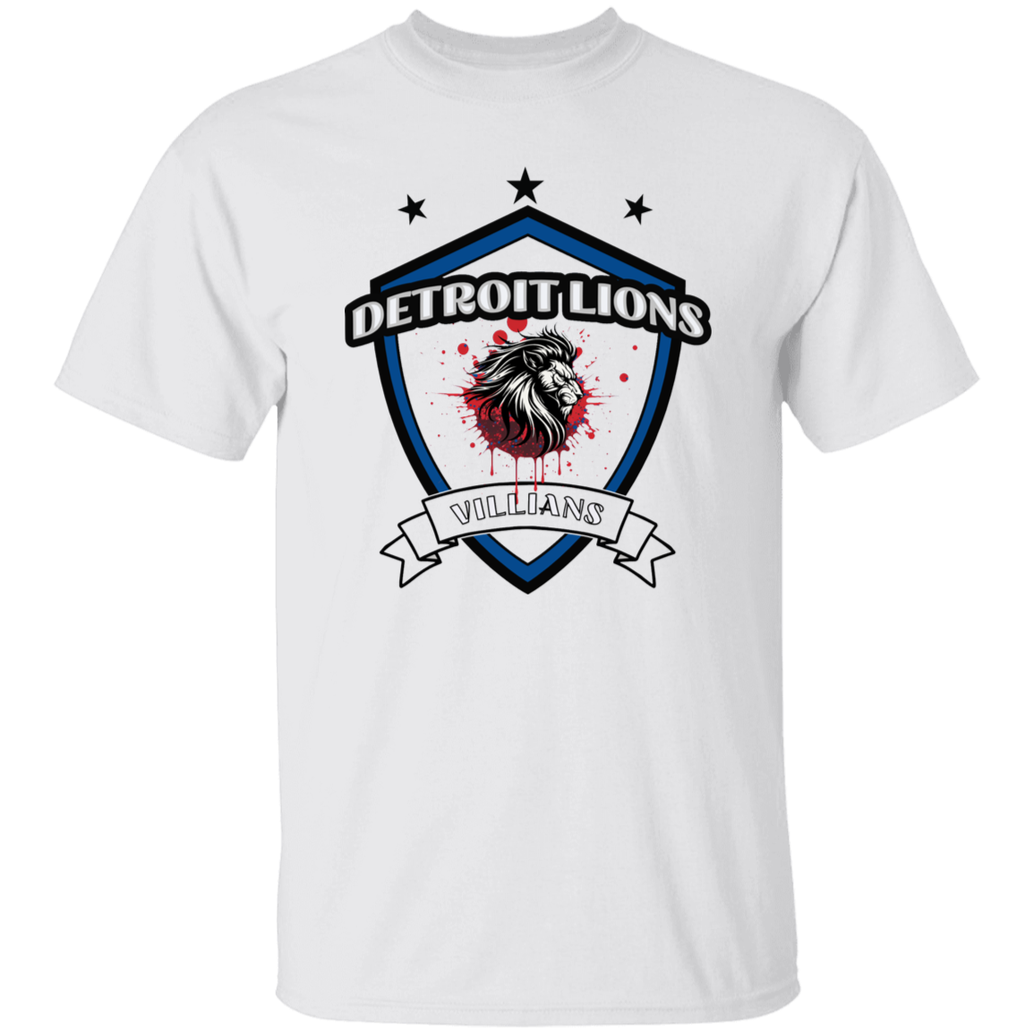 Detroit Lions Villian 5.3 oz. T-Shirt
