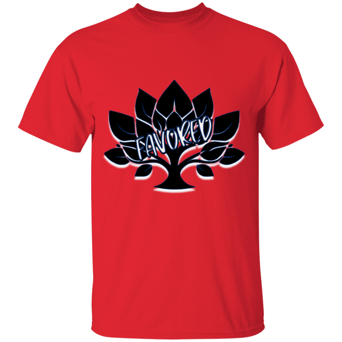 Favored Blue Youth 5.3 oz 100% Cotton T-Shirt