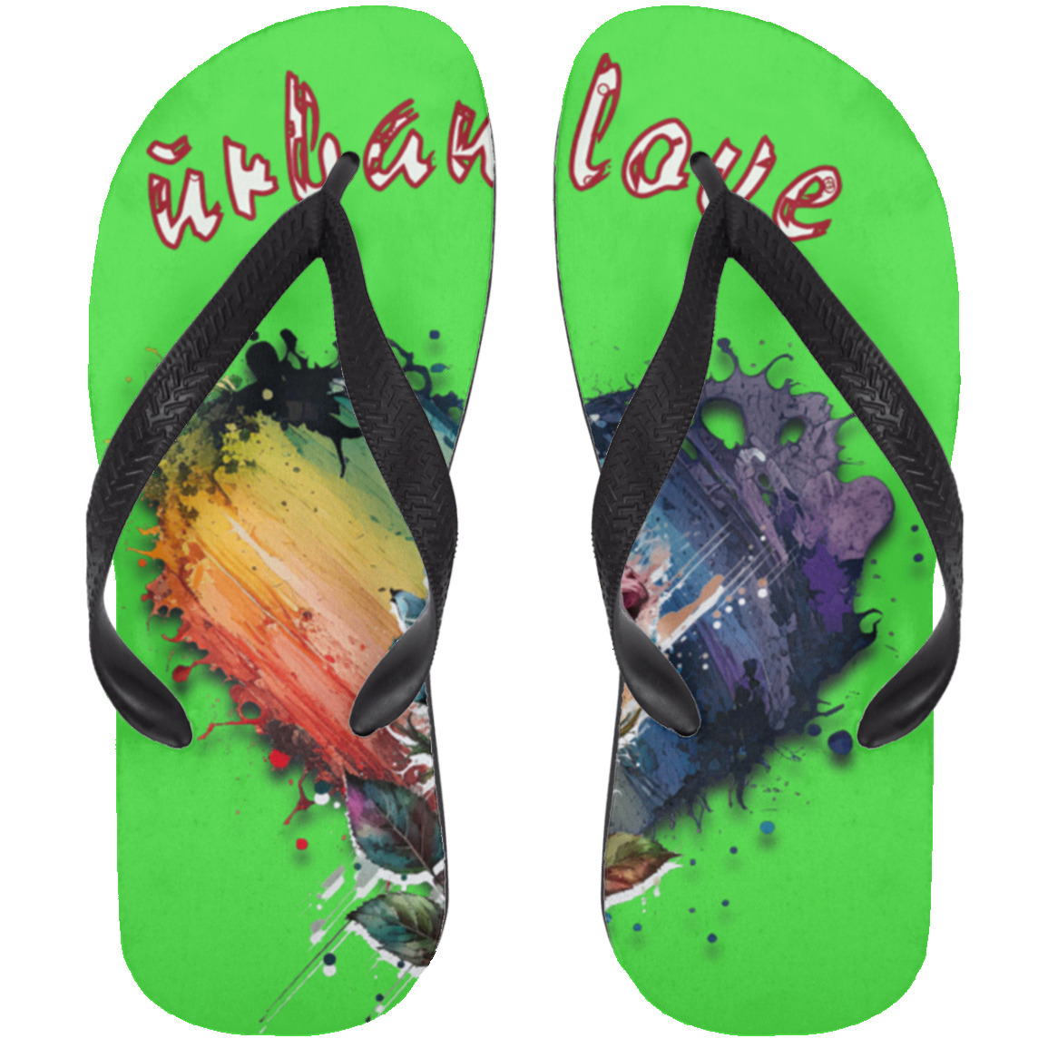Urban Love Adult Flip Flops