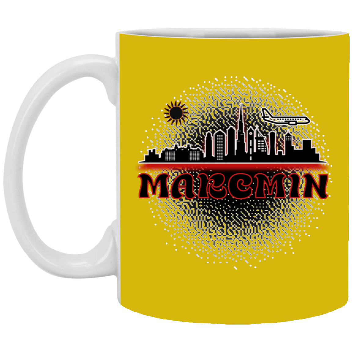 Marcmin 11oz White Mug