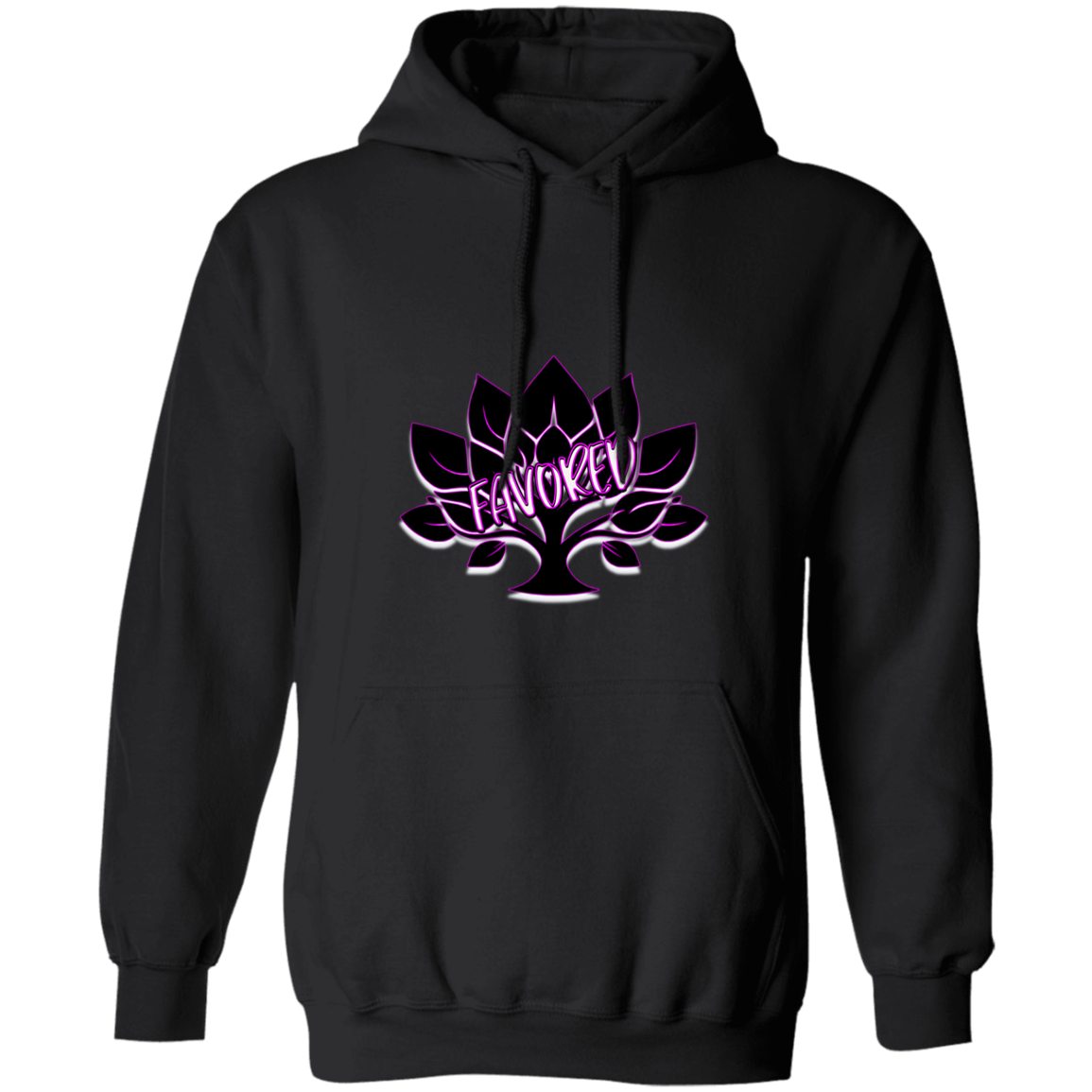 Hot Pink Favored Gildan Pullover Hoodie