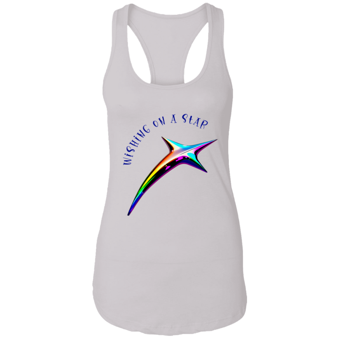 Wishing on a Star Ladies Ideal Racerback Tank Top