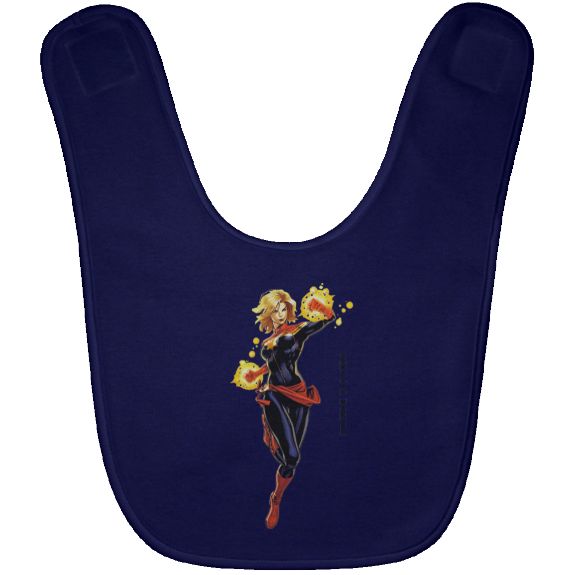 Captain Marvel Baby Bib
