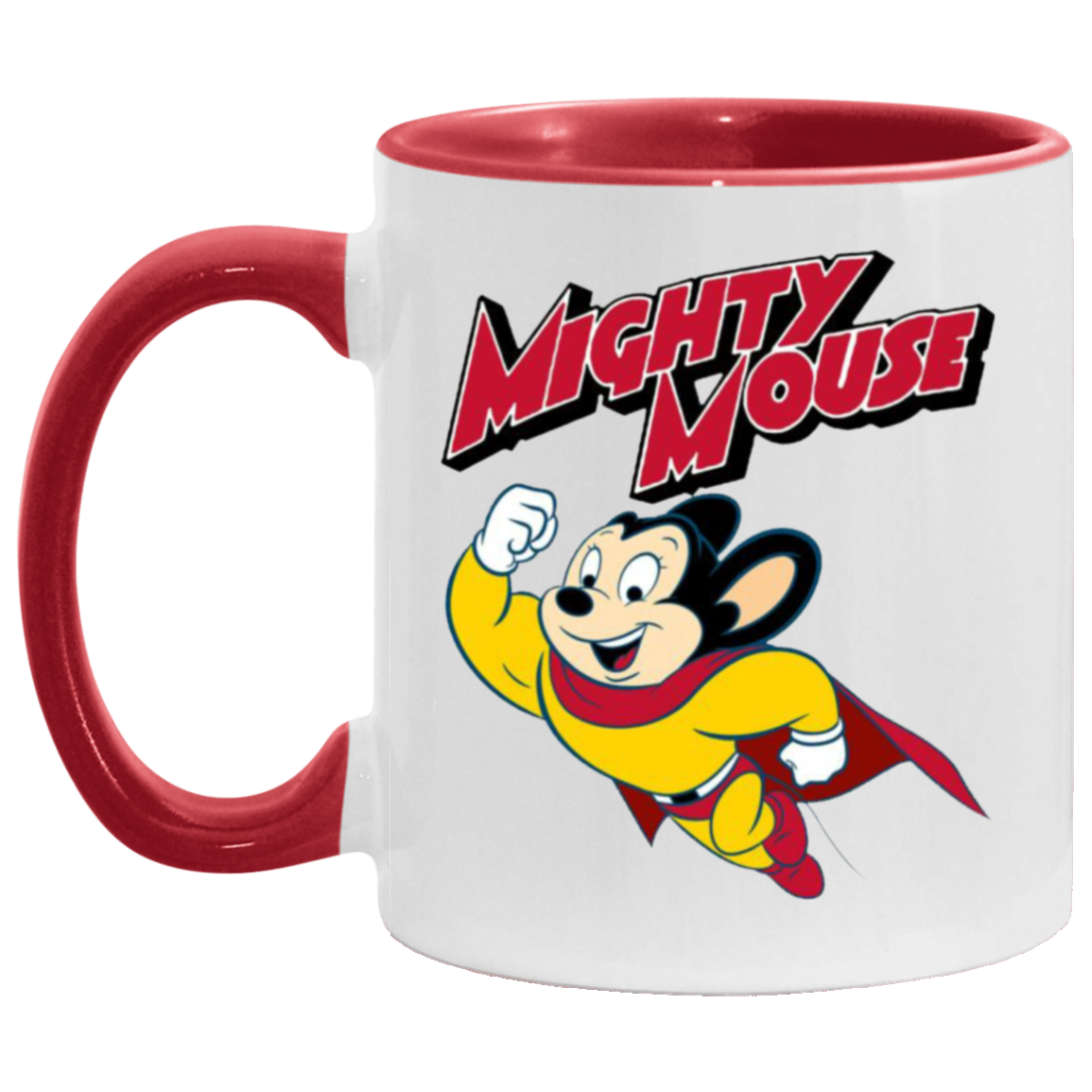 Mighty Mouse 11oz Accent Mug