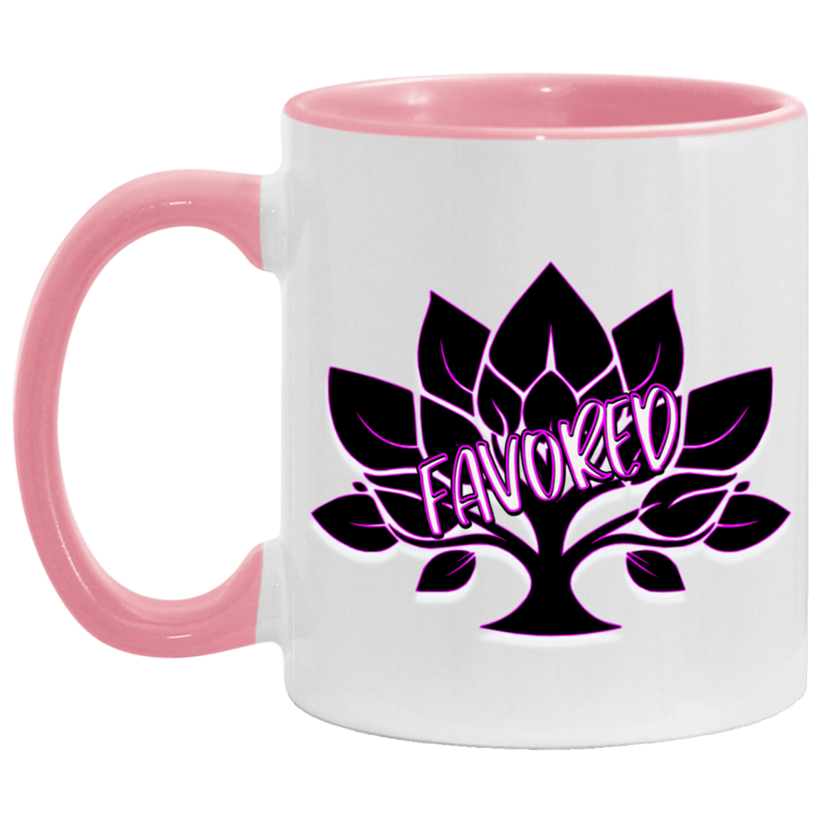 Favored Hot Pink 11oz Accent Mug