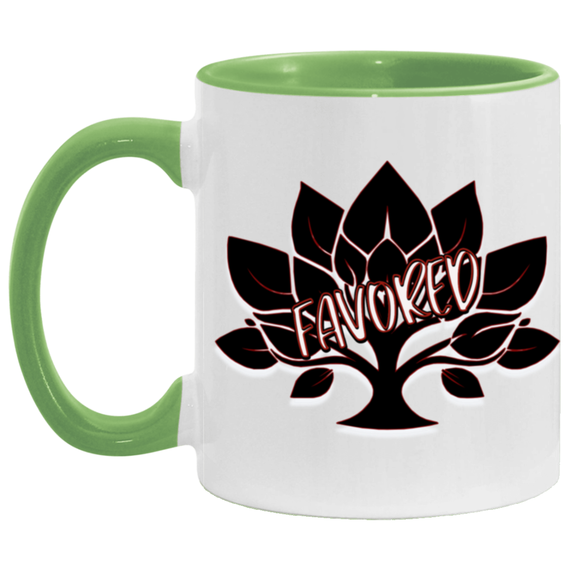 Favored Red 11oz Accent Mug