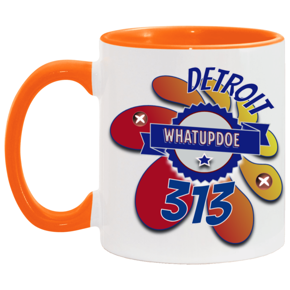 Detroit Whatupdoe 313 11oz Accent Mug