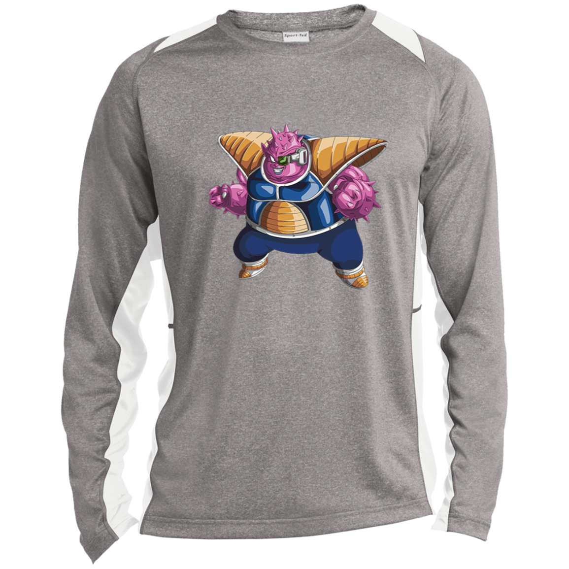 Dodoria DBS Long Sleeve Heather Colorblock Performance Tee