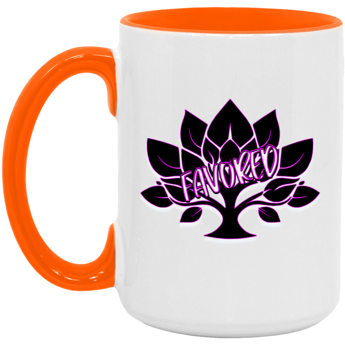 Favored Hot Pink 15oz Accent Mug