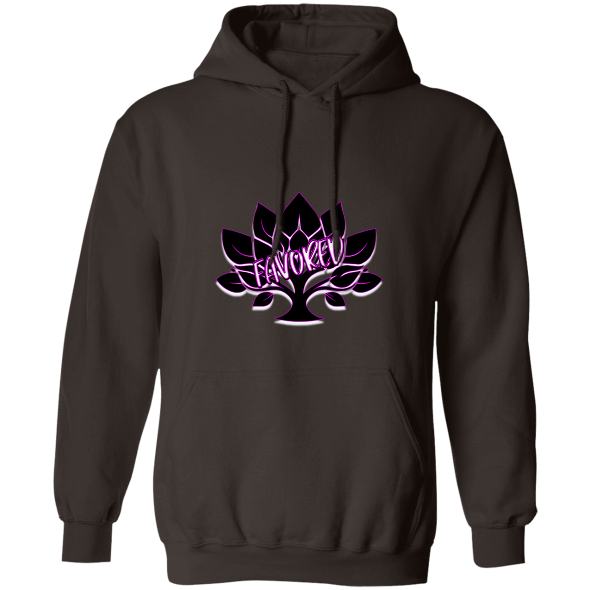 Hot Pink Favored Gildan Pullover Hoodie