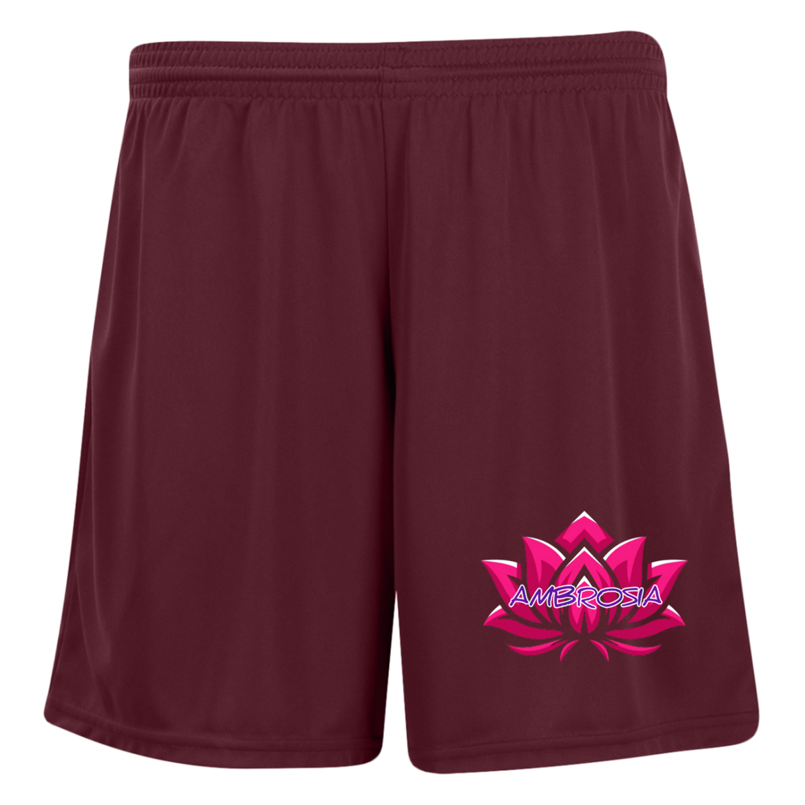 Ambrosia Ladies' Moisture-Wicking 7 inch Inseam Training Shorts