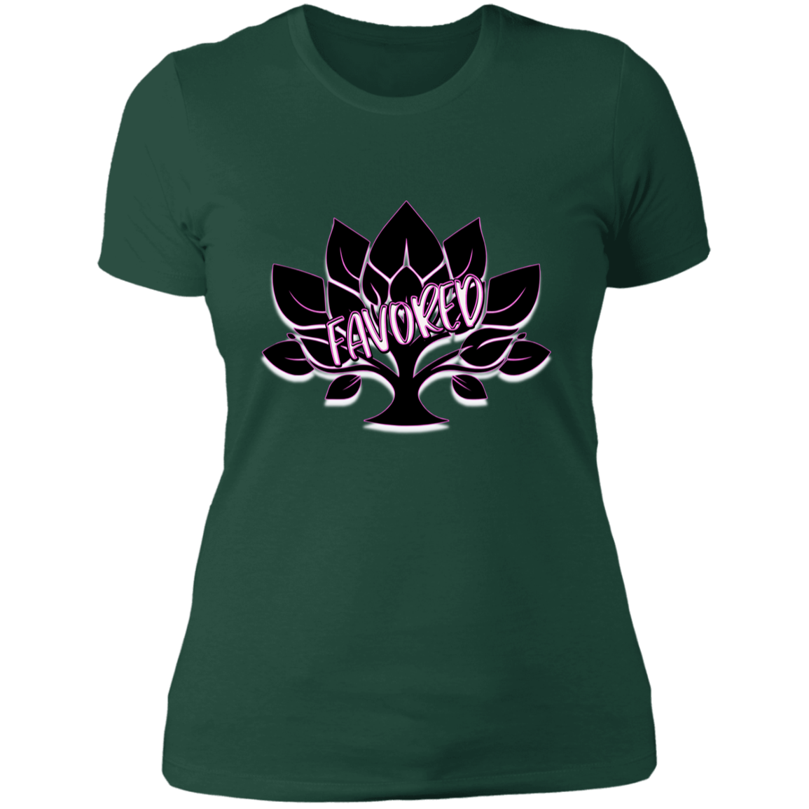 Favored Pink Ladies' Boyfriend T-Shirt