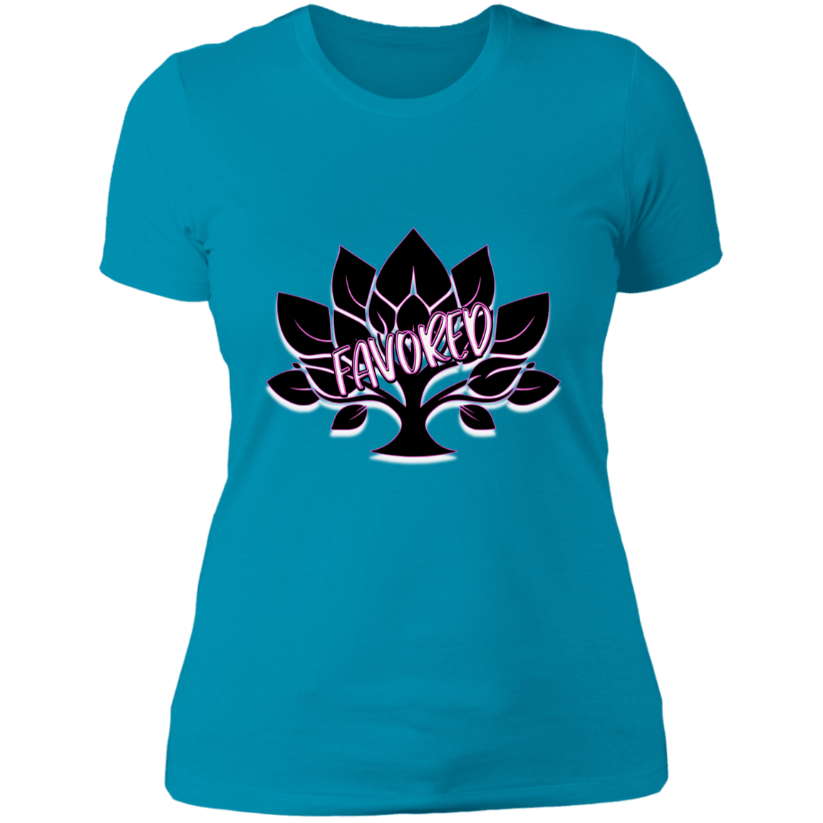 Favored Pink Ladies' Boyfriend T-Shirt