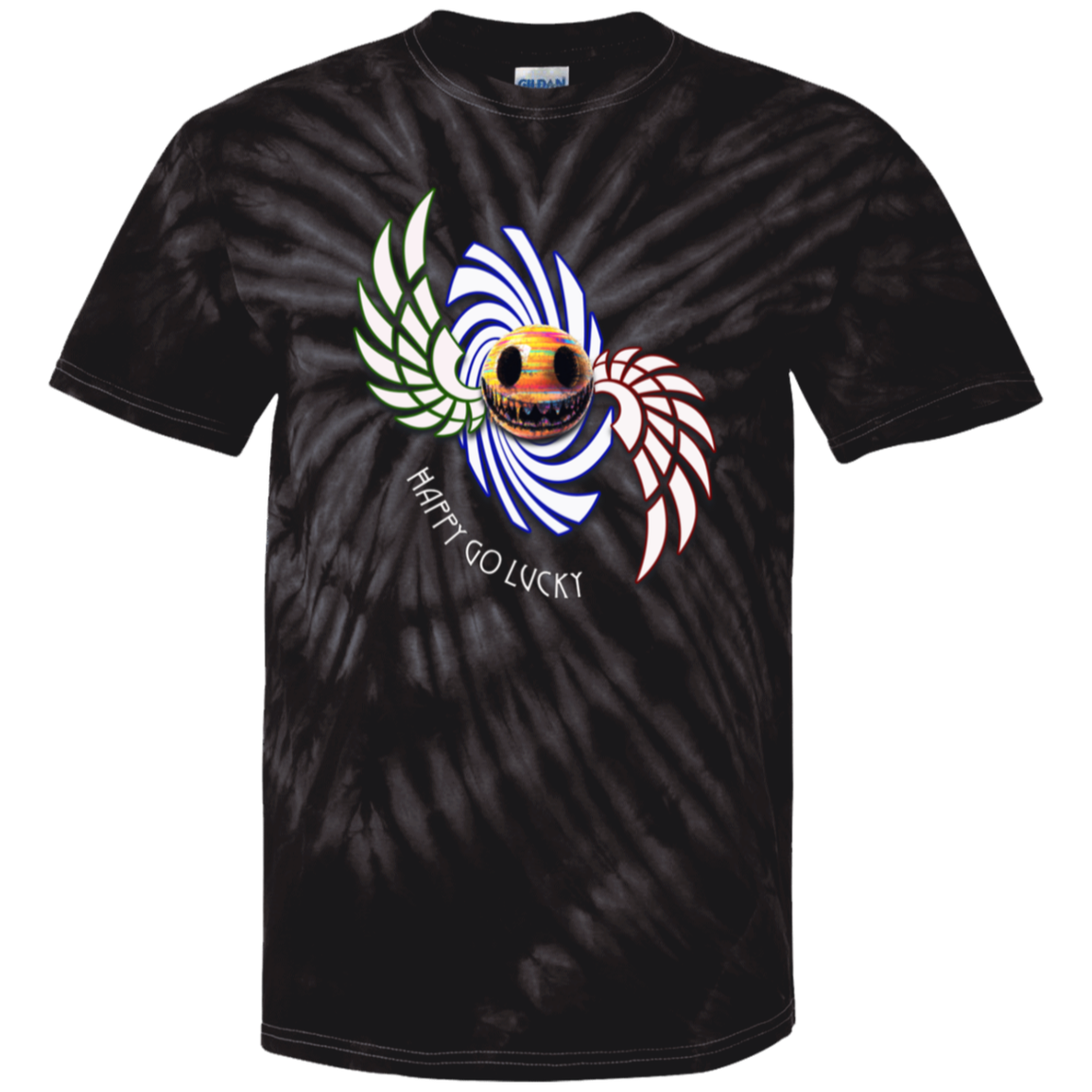 Happy Go Lucky 100% Cotton Tie Dye T-Shirt