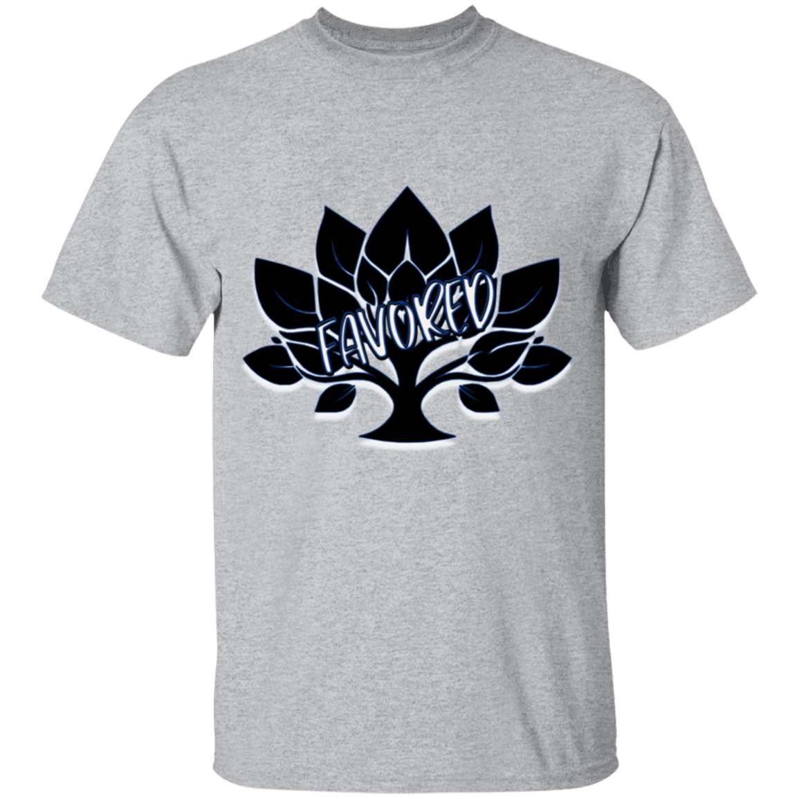 Favored Blue Youth 5.3 oz 100% Cotton T-Shirt