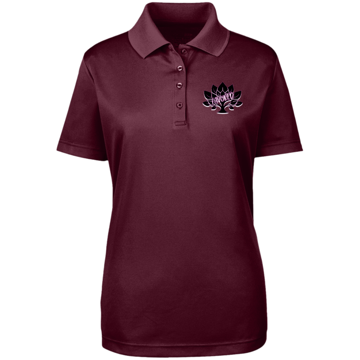 Pink Favored Core 365 Womens Origin Pique Polo
