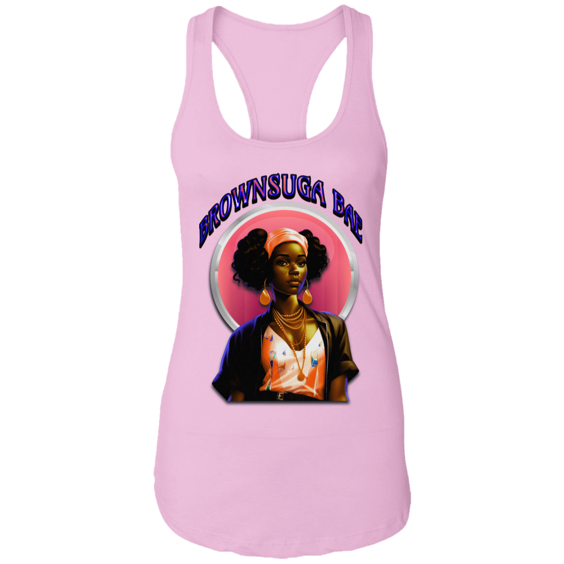 BrownSuga Bae Ladies Ideal Racerback Tank Top