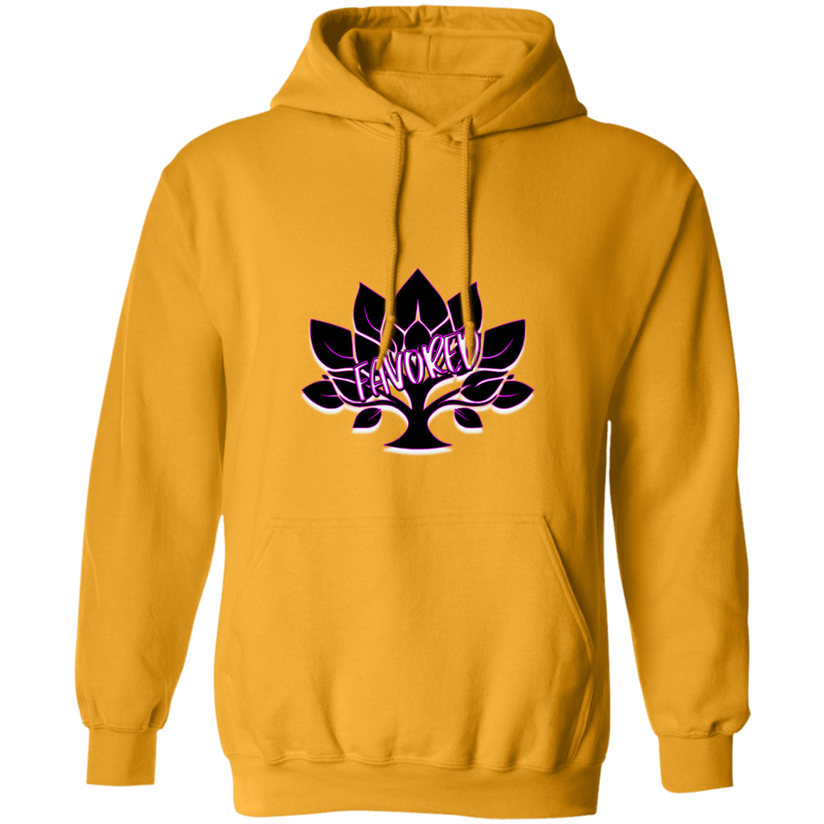 Hot Pink Favored Gildan Pullover Hoodie