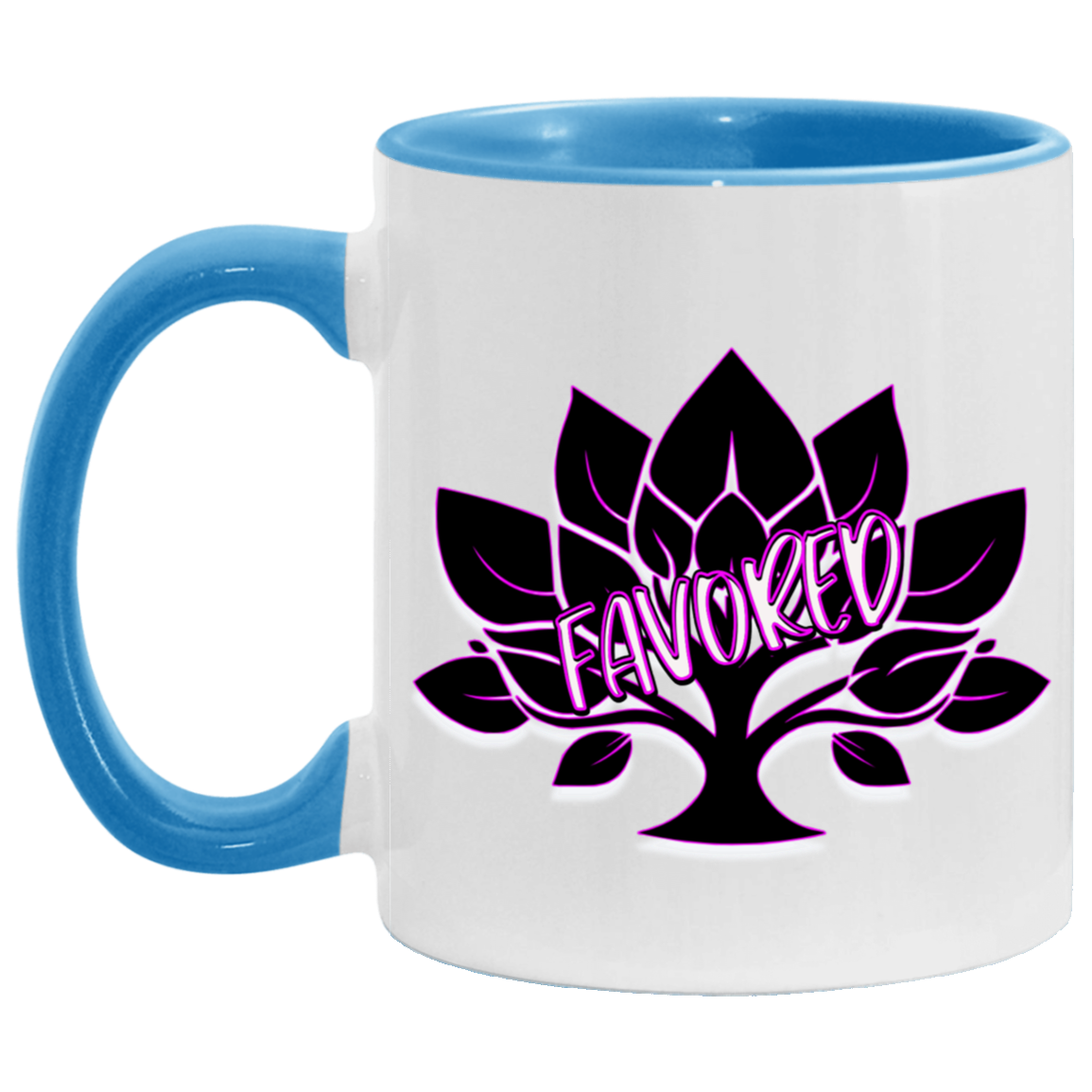 Favored Hot Pink 11oz Accent Mug