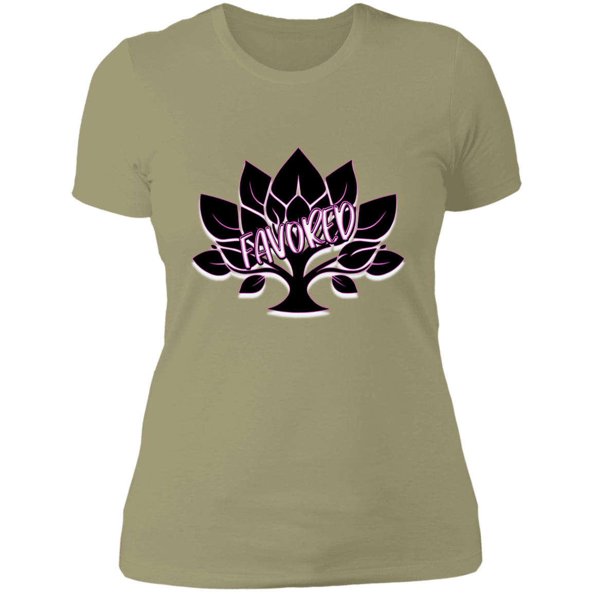 Favored Pink Ladies' Boyfriend T-Shirt