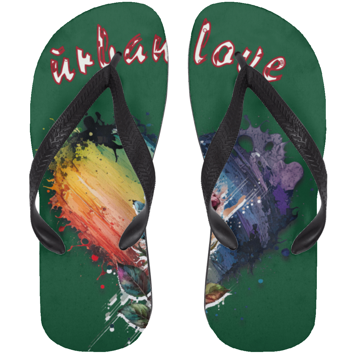 Urban Love Adult Flip Flops