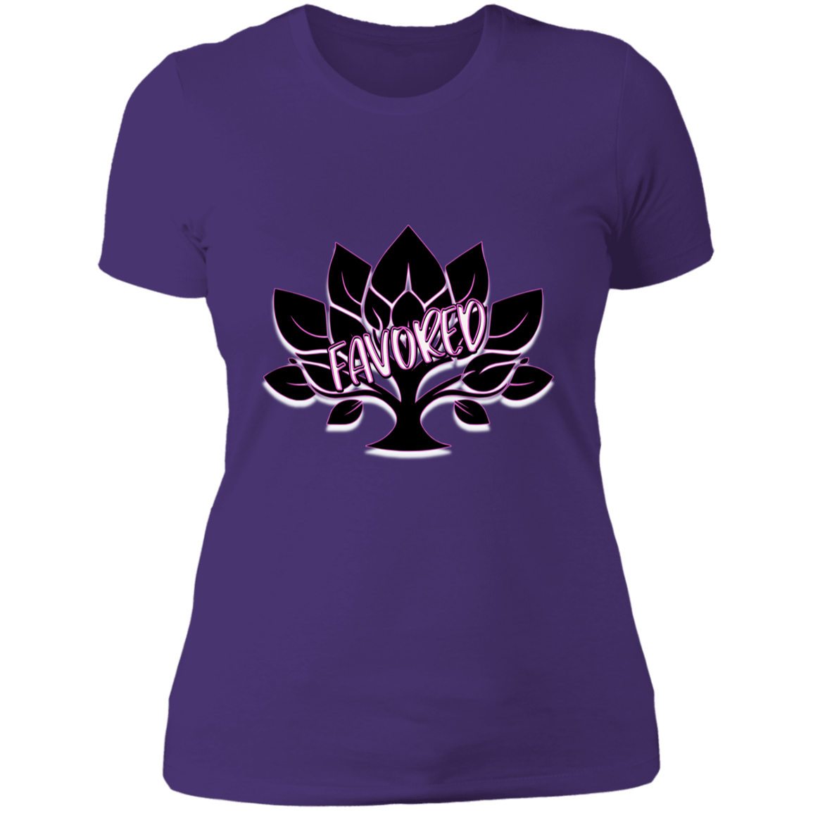 Favored Pink Ladies' Boyfriend T-Shirt