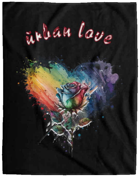 Urban Love Cozy Plush Fleece Blanket - 60x80