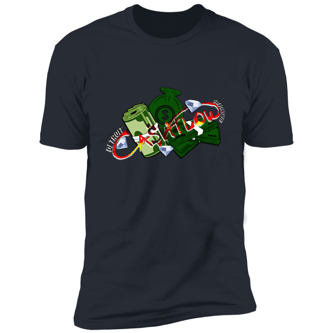 Detroit Cashflow Grinders Premium Short Sleeve T-Shirt
