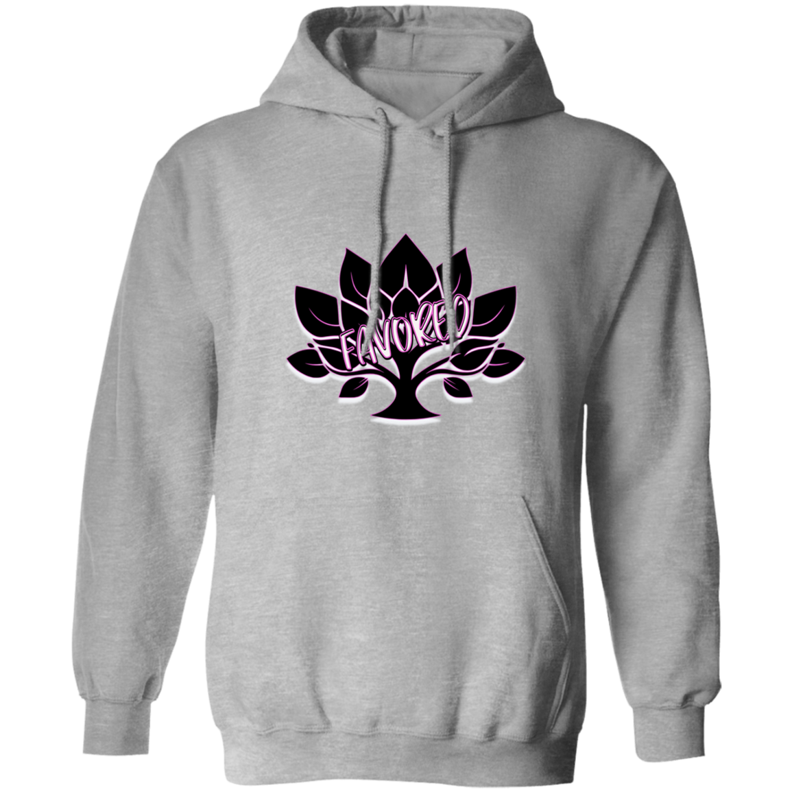 Pink Favored Gildan Unisex Pullover Hoodie