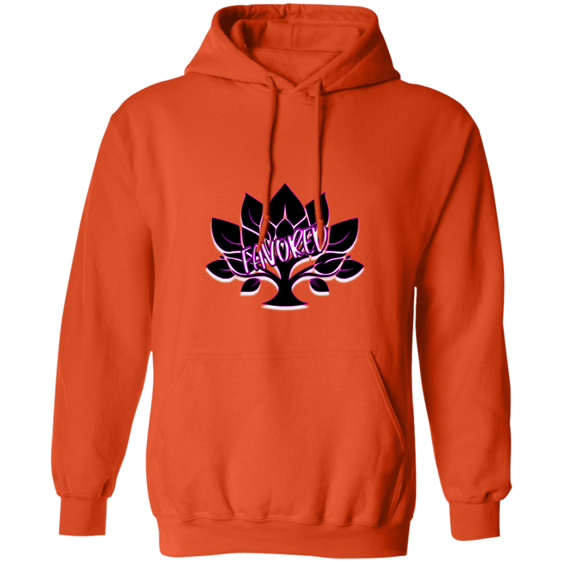 Hot Pink Favored Gildan Pullover Hoodie